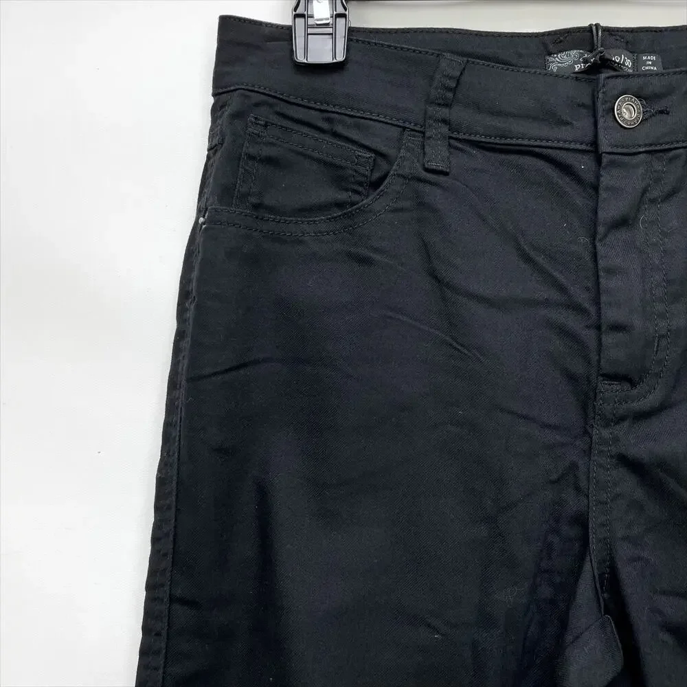 prAna Womens Oday Skinny Jeans Size 10 30x30 Black Out High Rise Stretch NWT - Picture 4 of 10